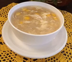 sweet corn chicken soup recipe